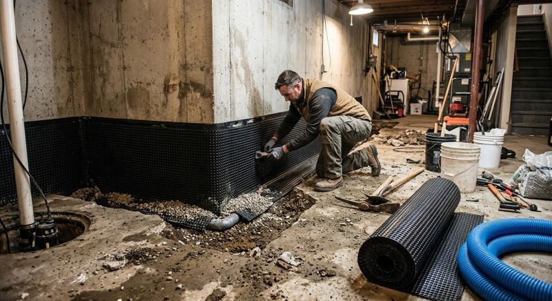 Basement Water Prevention in Fredericksburg, VA